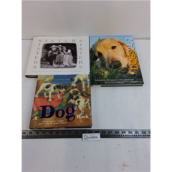 (3) Hard Cover Sisters/Dogs Books