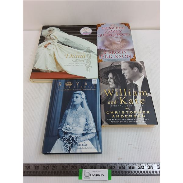 (4) Hard Cover Royals Books