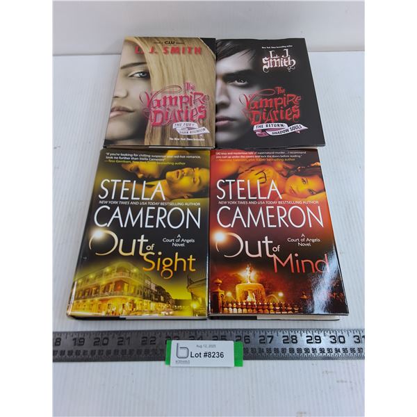 (4) Hard Cover Novels by L.J. Smith & Stella Cameron