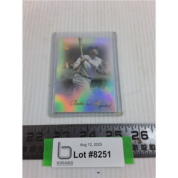 Topps Tribute to Babe Ruth Collector Card - Authenticity Not Guaranteed
