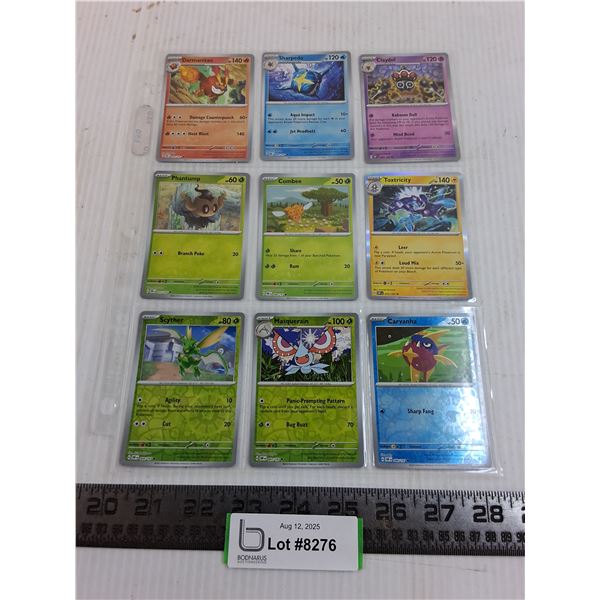 (9) Pokemon Hologram Collector Cards - Authenticity Not Guaranteed