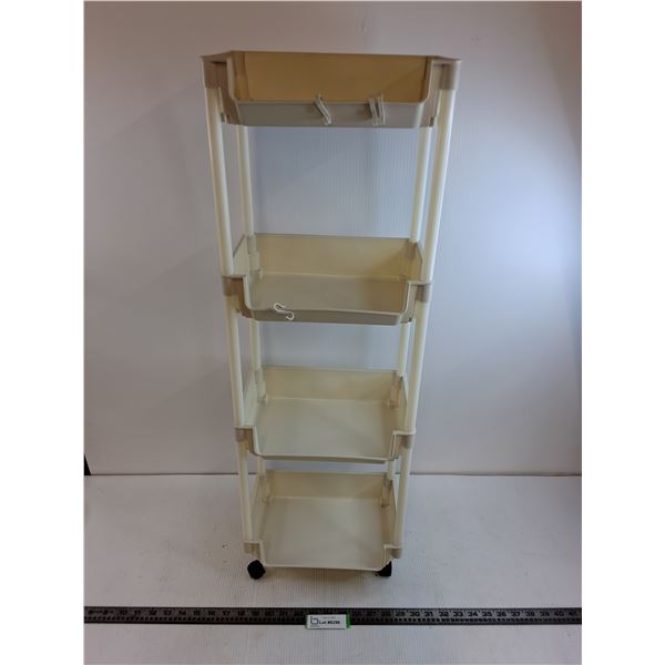 4-Tier Crafter's Wheeled Cart - 34" Tall - Pickup Only