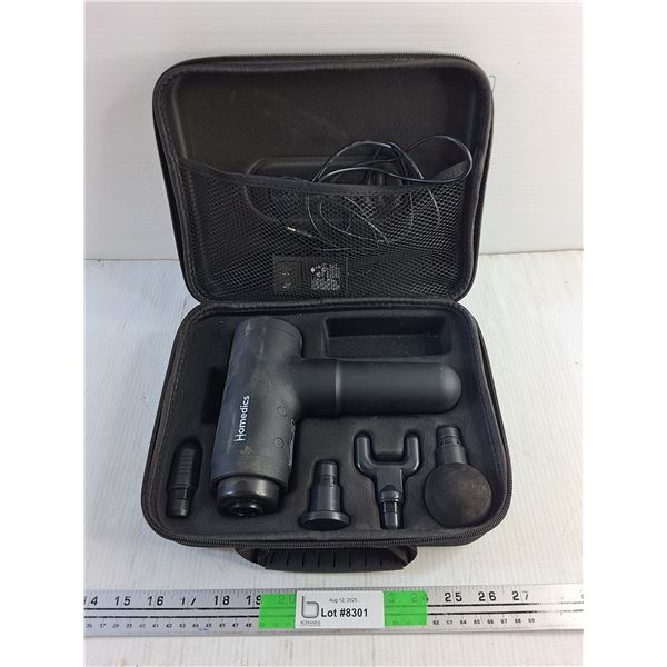 Homedics Massager with Charger and Attachments - As Is