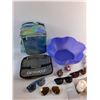 Image 2 : Flameless Candles, Sunglasses, Plastic Bowl, Candle Holder and Bags
