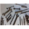 Image 3 : Various Wrenches, Drill Bits, Hand Saw, 12" Saw Blades and Metal File