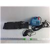 Image 1 : Dell Keyboard, Lenovo Computer Mouse and Electric Motor