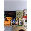 Image 5 : Ladies Bag, Various Books, Bed Pan, Glass Goblet, Glass Dishes, Wall Decor and Misc