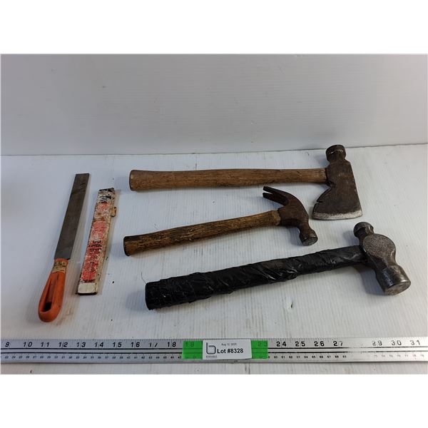 Hatchet, Hammers and Metal File