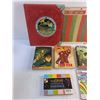 Image 2 : The Glitter Cardstock, Neon Paper Pad and Books - Dragonology, Iron Man and Pendragon