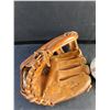 Image 2 : Eaton Leather Baseball Glove and a Baseball