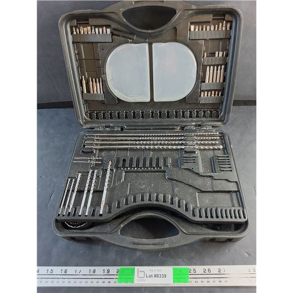 Ratchet Screwdriver with Bits and Various Drill Bits