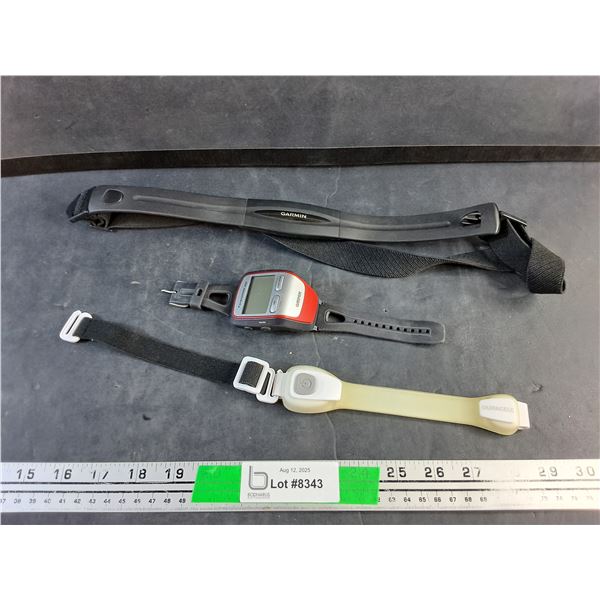 Garmin and Duracell Heart Rate Monitors