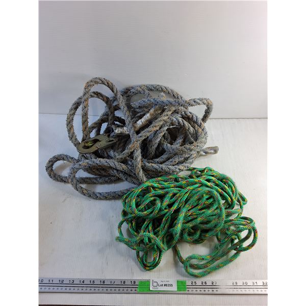 Twisted Towing and Braided Ropes