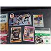 Image 3 : Roughriders 1987 Playoff Exchange Coupon and Hockey Cards - Blades, Winnipeg Jets and Islanders