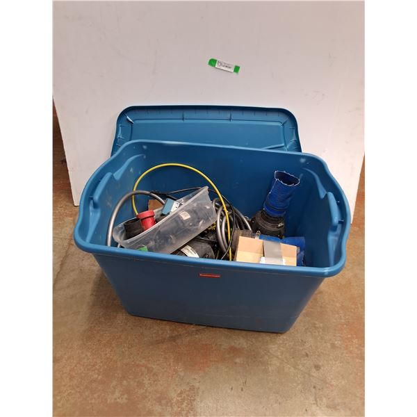 **Diamond 1/2 HP Submersible Sump Pump, Plumbing Supplies, Water Hoses & Plastic Tote with Lid