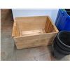 Image 4 : **Wooden Crate 16" x 23" x 12", Windshield Wash Fluid, Recycle Bin and Planters, Cannot Ship