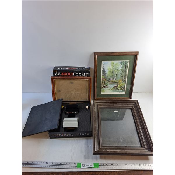 All About Hockey NHL Trivia Game, Picture Frames and Framed Wall Art 16" x 13"