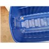 Image 3 : **Large Plastic Tote with Lid, Some Damage, 36" x 20" x 17", Cannot Ship