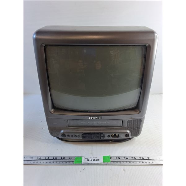 *Citizen 14" TV with VHS Player - As Is, Cannot Ship