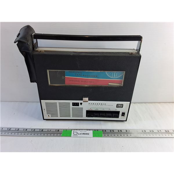 Vintage Panasonic Solid State Tape Recorder - As Is