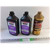 Image 1 : OEM Power Steering Fluid - Full and Kleen Flo Brake Fluid Bottle - Empty, Cannot Ship