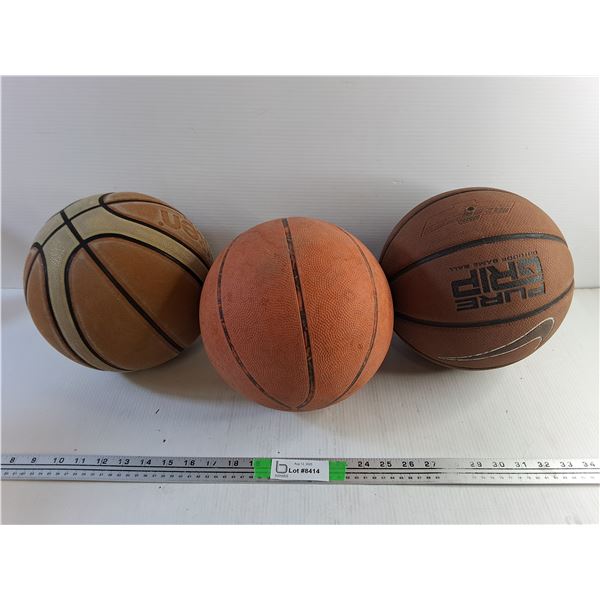(3) Basketballs