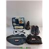 Image 1 : Foam Tape, Ladies Shoes - Size 7, Norco Waist Bags and Misc