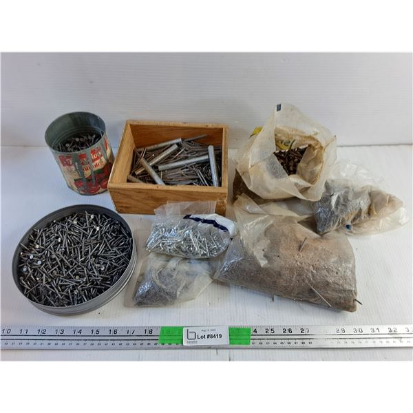 Various Nails and Screws