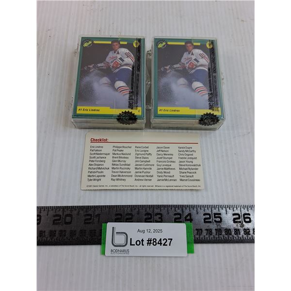 (2) Sealed Sets of 1991 OHL Junior Hockey Cards with Checklist