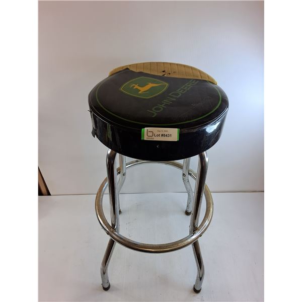 *John Deere Stool - 29" High x 16.5" Dia - As is - Pickup Only