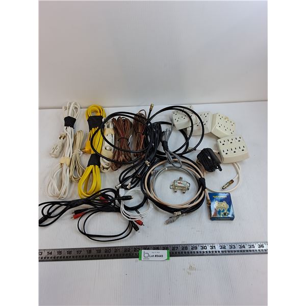 Assorted Electrical Cords & Multi-Outlets