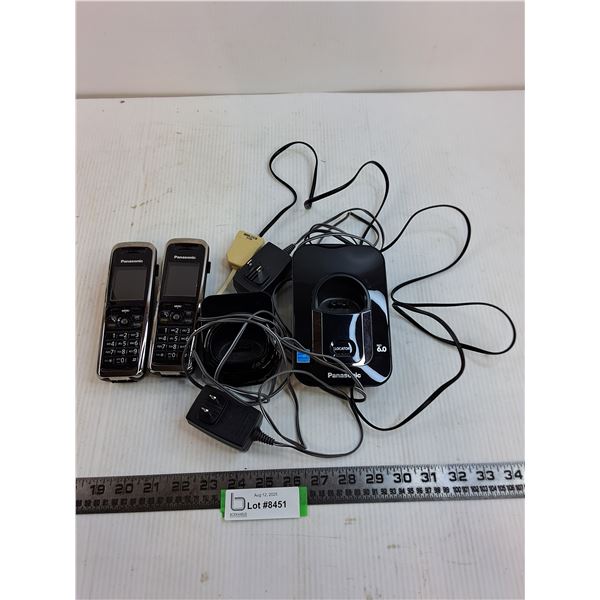 Panasonic Home Telephone with 2nd Handset - Untested