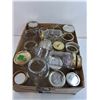Image 2 : Box of Assorted Canning Jars & Lids - Pickup Only