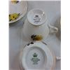 Image 2 : Set of 10 Corelle Mugs, 2 Fine China Tea Cups & Saucers, Mugs, Misc.