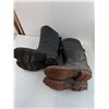 Image 2 : (4) Pairs of Boots (Rubbers & Lace-Ups Size 8, Insulated Size 9)