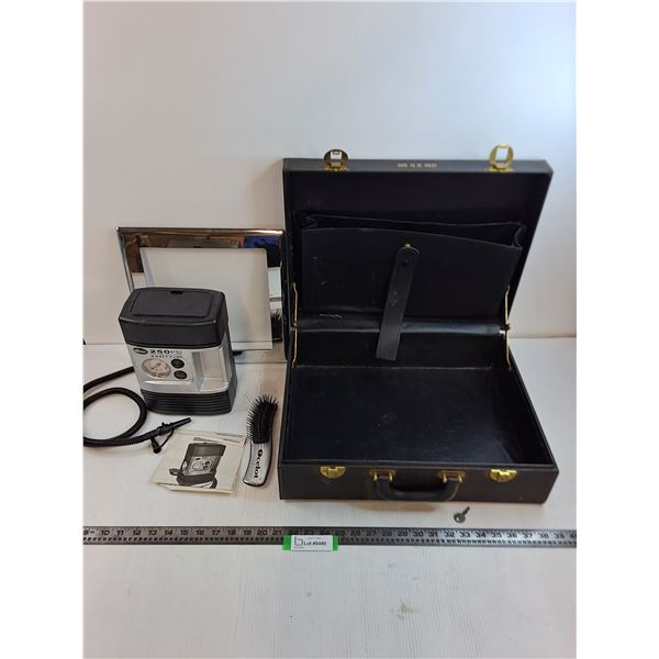 Slime Roadside Tire Inflator - Untested, Locking Brief Case with Key, Metal Frame, Brush