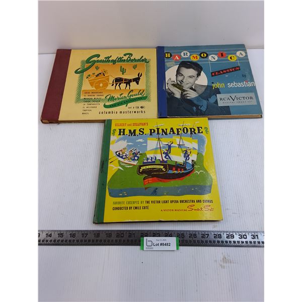 (3) Vintage Box Record Sets (Morton Gould, HMS Pinafore, John Sebastian)