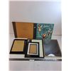 Image 1 : (2) Vintage Box Record Sets (Johann Strauss, Brahm's Hungarian Dances), Assorted Picture Frames