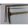 Image 3 : HardyPick Pickaxe, Metal Square, Metal Stair Frame  -  PICK UP ONLY