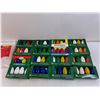Image 2 : Lot of (64) C9 Christmas Light Bulbs and (13) Bulb Clips As-Is