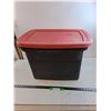 Image 1 : * 25" x19" x 17" Plastic Tote -  PICK UP ONLY