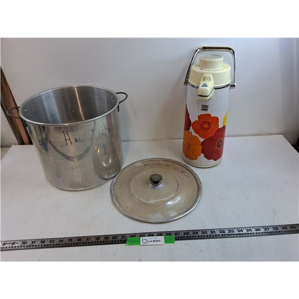 10" Supreme Cooking Pot, 16" Ruby Coffee Canister