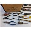 Image 2 : Nails, Oil Can, Wire Cutters, Tin Shears, Wrenches, Nail Puller and Screwdriver