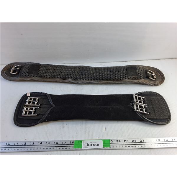 (2) Horse Girths-20" and 25" buckle end to buckle end