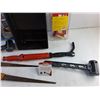 Image 3 : (2) Hole Saw, Nail Puller, (2) Mallet with Tent Peg Remover, Trailer Wiring Kit, Paint Tray and Misc