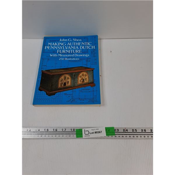Making Pennsylvania Dutch Furniture Paperback Book With Measured Drawings