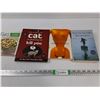 Image 1 : Lot of (4) Books - Italian Cuisine Cook Book, How To Tell If your Cat Plots To Kill You
