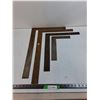 Image 1 : (4) Square Rulers Up To 24"  -  PICK UP