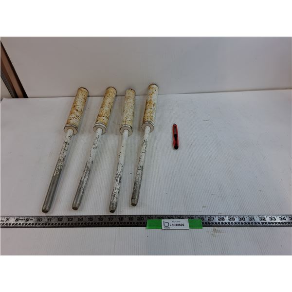 (4) 21" Fishing Rod Holders, Small Box Cutter