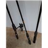 Image 3 : *(3) Fishing Rods, PowerPole, Three Star, Lightning Rod, Up To 73"  -  PICK UP